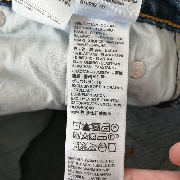 Levi's 70s High Flare Jeans Size 25 Premium Denim in Take It Out Dark - Picture 11 of 16